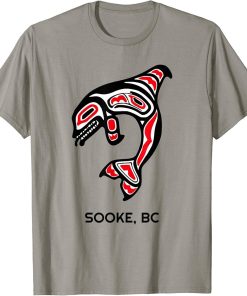 Sooke, British Columbia Native American Orca Killer Whales T-Shirt