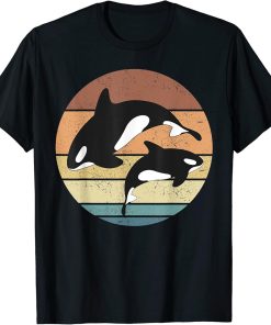 Orca - retro design killer whale T-Shirt